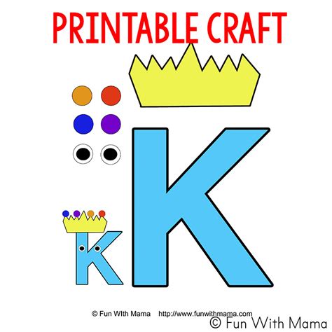 Free Printable Letter K Crafts